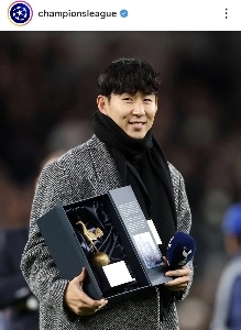 【チャンピオンズ公式インスタグラム】ソン・フンミンが帰ってきた