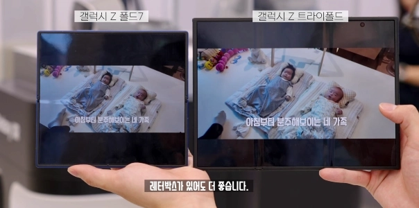 三つ折りと七つ折りのサイズの違い