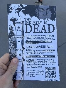 ゲーム開発者らがTGA前で抗議