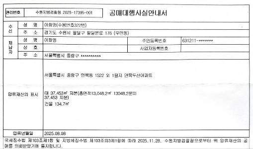 検察がイ・ファヨンの家を競売にかけた！