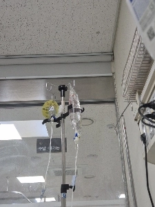 A型インフルエンザにかかったので救急外来に来ました。jpg