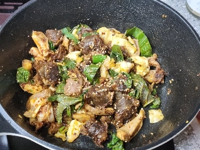 明け方の炒めサンデー