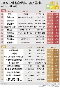 2025年 多額の常習的債務者リスト