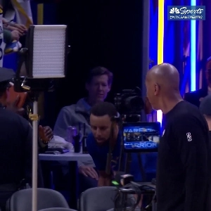 (SOUND)今日の試合前のカリーのウォーミングアップルーチン