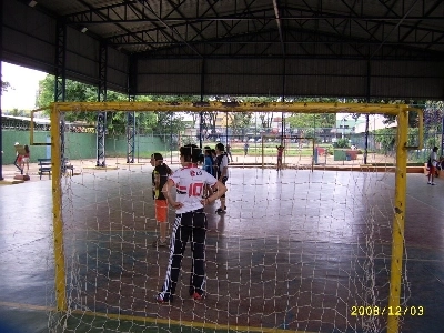ブラジリアの小学校サッカー