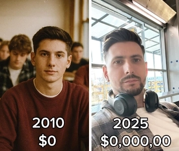 15年前、私はお金がなくて育ちました