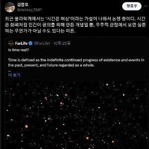 時間は存在しない幻想であるという仮説が真実であることの証明。