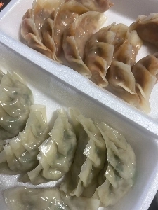 お腹が空いていたので餃子を注文しました。