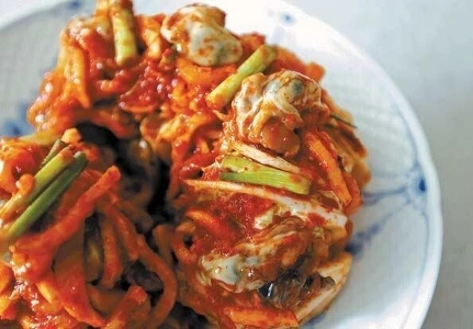 色々な味のキムチ