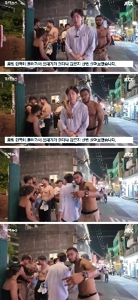 弘大のナイトライフを取材する記者 jpg