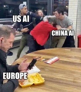 最近ヨーロッパのコミュニティで人気のミーム