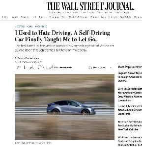 ウォール・ストリート・ジャーナル記者によるテスラFSDの経験