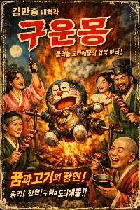 AI) 古典小説『クラウド・ドリームス』の表紙、ハハハ