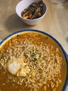 ラーメンを食べました