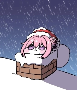 ドロロンがプレゼントを渡しに来てくれました。