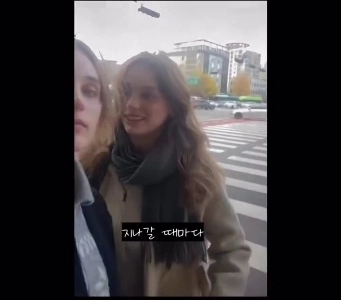 (SOUND)サウンドオン）韓国人の視線が負担だと言い続ける外国人姉妹