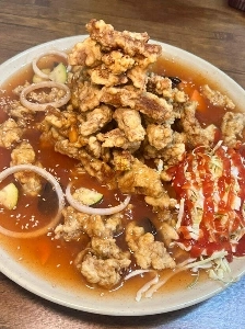 食味コンテスト もち米酢豚 vs 昔ながらの酢豚