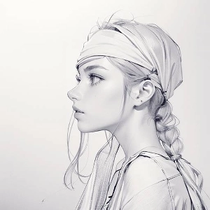 手書きで描いた絵をAI.jpgで少し修正しただけです