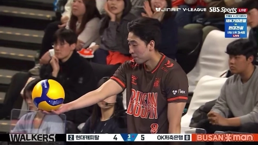 (SOUND)今日の男子バレーボールのクレイジーサーブシーン