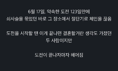 123日間お互いの手首にチェーンを巻き付けたウクライナ人カップルの現状