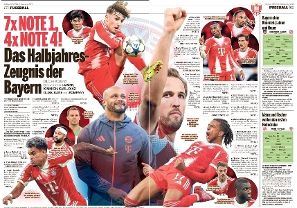 【構築】バイエルン・ミュンヘン前半選手評価ㄷㄷㄷㄷㄷㄷㄷㄷ