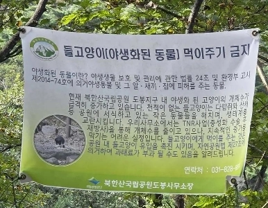 北漢山道峰地区の現状