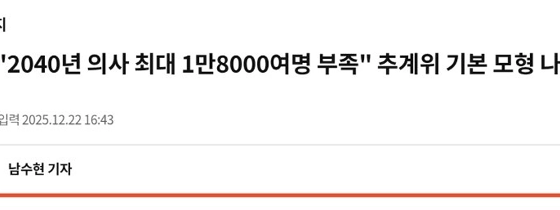 医学部定員推計委員会の不足の結果が出た。