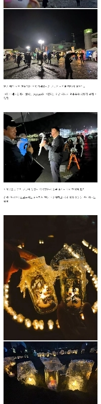 土砂降りの雨にもかかわらず、全員が着席した日本の祭り。