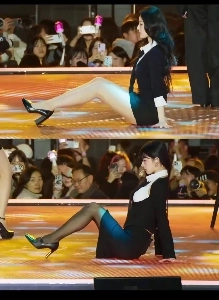 (SOUND)[Fromis_Nine] イ・チェヨン VS ペク・ジホン ガムスの太もも対決 – 歌謡祭