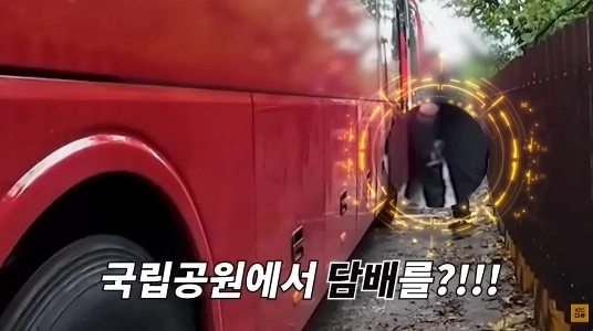 (SOUND)国立公園内で喫煙した男性に罰金60万ウォン