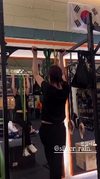 (SOUND)一生懸命トレーニングするクォン・ウンビ