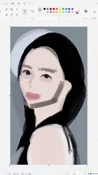 (SOUND)ペイントでオ・ヘウォンを描く.mp4