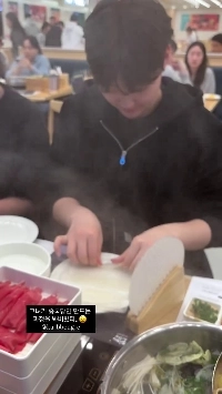 (SOUND)春雨を作るキム・ダウンさん