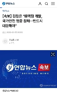 【速報】金正恩氏「」「韓国原子力潜水艦開発、重大な国家安全保障侵害…対応しなければならない」「」