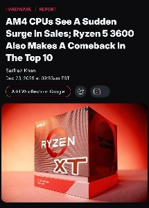 古いCPUの売上が急増