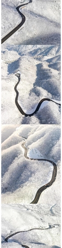地理は韓国の道路の除雪作業のレベルです。