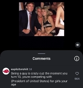 トランプ大統領の写真コメント最新情報が流出（笑）