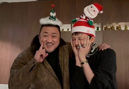 G-DRAGONとマ・ドンソク、クリスマスイブを一緒に過ごした