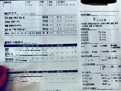 体調管理をしている40代男性