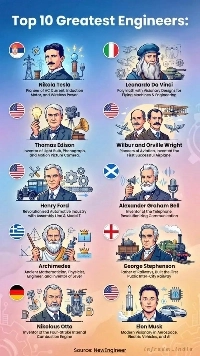 史上最も偉大なエンジニア トップ 10