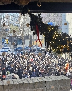 今日の城心堂の待機列。