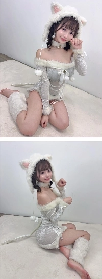 彼女がこれを着たら3回連続で発射できます。