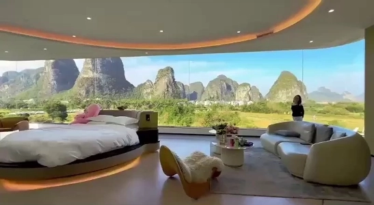 中国でも珍しいホテルビュー