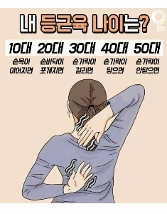 私の背中の筋肉は何歳ですか？