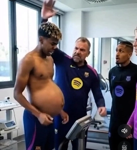 クリスマス後に計量を行う選手たち