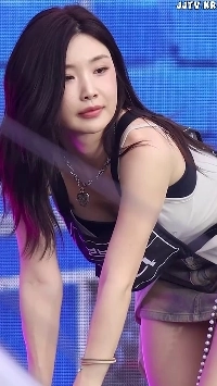 (SOUND)ぽっちゃり少女ユナのリハーサルお辞儀谷間