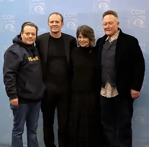 ターミネーターのオリジナルキャラクターがイベント会場に集結