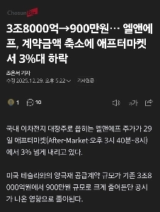 3兆8000億ウォンの契約が900万ウォンになるのか？