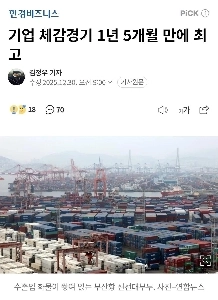 景況感は1年5カ月ぶりの高水準