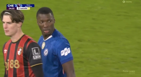 カイセはマンチェスター・シティ戦も4分間で警告を累積して欠場したㄷㄷㄷ